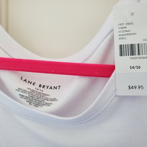 Lane Bryant long band T shirt NWT 14/16 - Picture 2 of 2